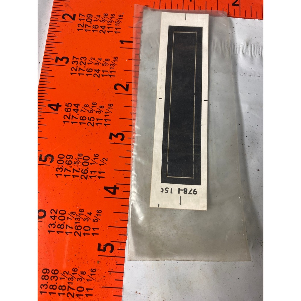 Vintage Meyercord Kwik-Space Black Self-Stick Border Strip NOS 978-1